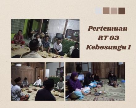 Pertemuan Dan Arisan Rutin RT 03 Kebosungu 1 Di bulan Puasa