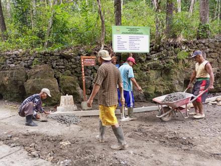 Progres Pembangunan Kalurahan Dlingo Tahun Anggaran 2023
