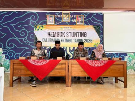 MUSYAWARAH KALURAHAN REMBUG STUNTING KALURAHAN DLINGO