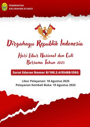 CUTI BERSAMA HARI PROKLAMASI KEMERDEKAAN