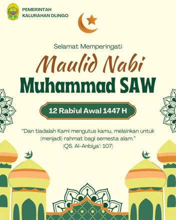SELAMAT MEMPERINGATI MAULID NABI MUHAMMAD SAW