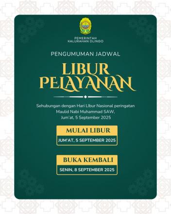 LIBUR PELAYANAN